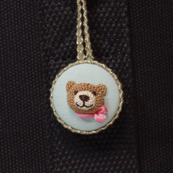 【二子玉川（東京）】佐藤ちひろワークショップ  スタンプワーク刺繍「くまのチャーム」