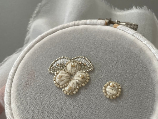【二子玉川(東京)】小林彩乃　刺繍ワークショップ2月「Snowberry(スノーベリー)」