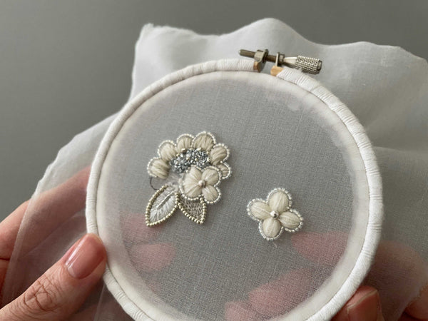 【北浜】小林彩乃　刺繍ワークショップ10・11月「Lumi(ルミ)」