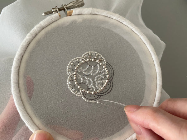 【北浜】小林彩乃　刺繍ワークショップ12月「Croire(クロワール)」