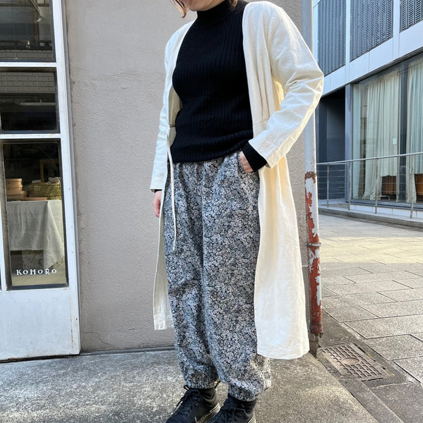前を開けて羽織っても◎