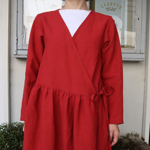 型紙　カシュクールワンピース