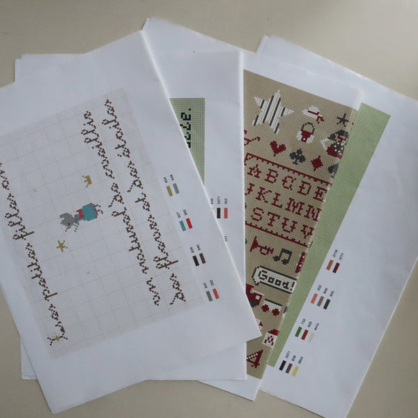 【Jeu de Fils】小さいともだち　ねずみのクロスステッチ図案集