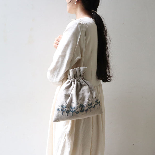 3つのポーチがつくれるキット　巾着バッグ