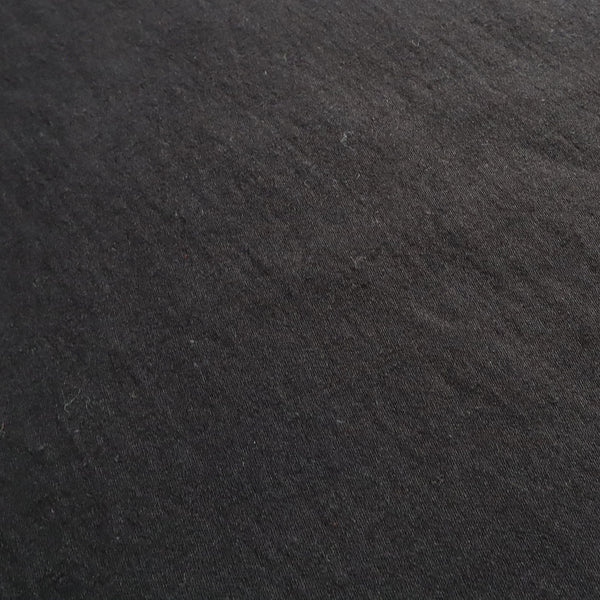 コットンリネンバックサテン　ブラック
