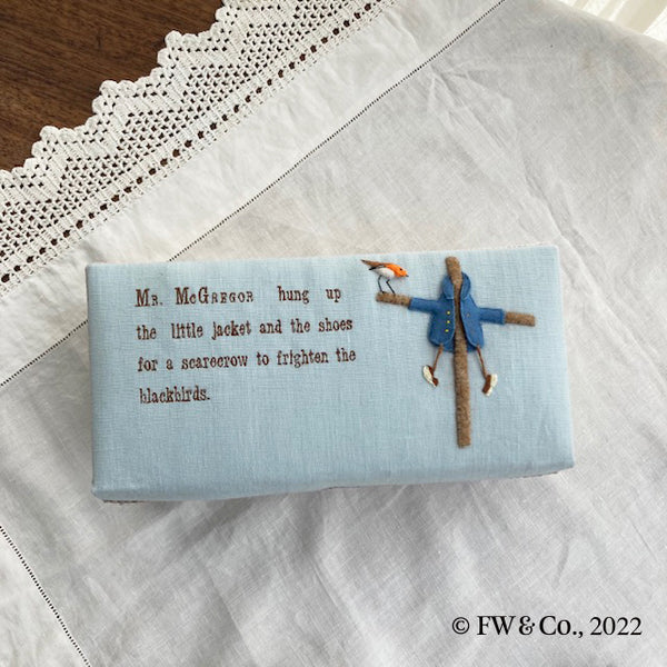 刺繍部分　※レッスンは浮き彫り刺繍部分のみです。